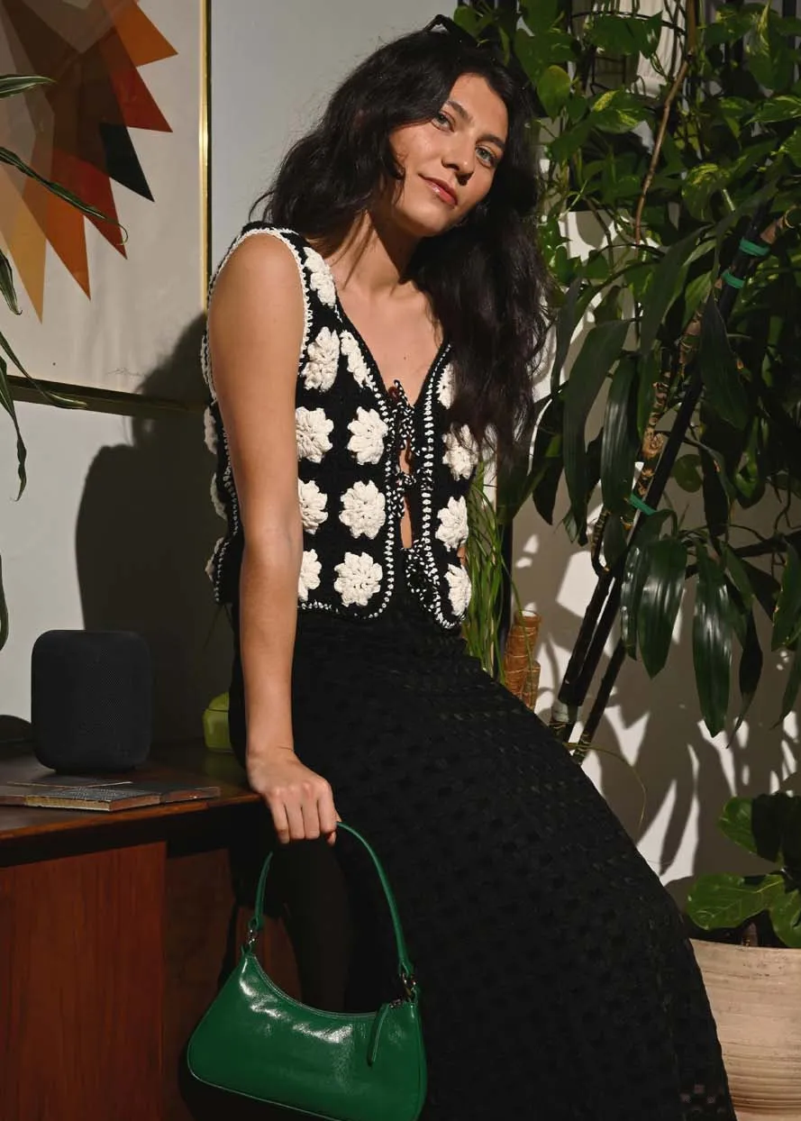 Cassia Crochet Vest