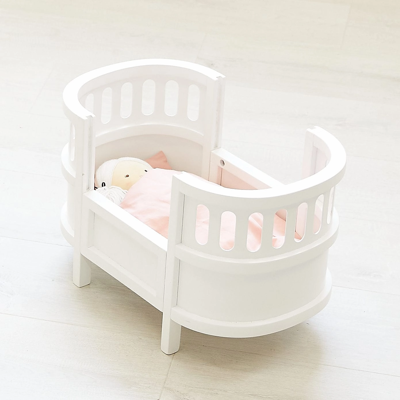 Celeste Cot, Celeste High Chair & Doll Bedding Bundle