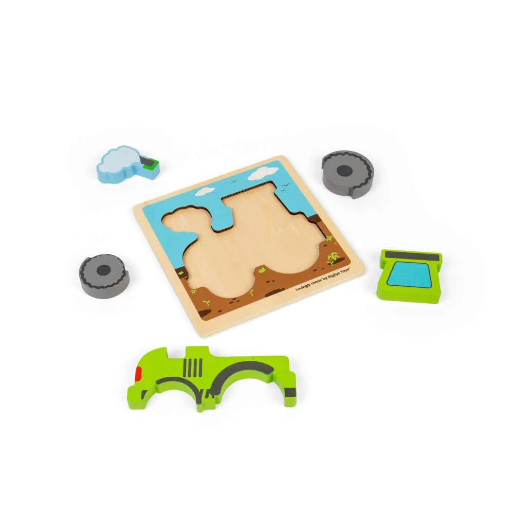 Chunky Lift-Out Puzzle - Tractor