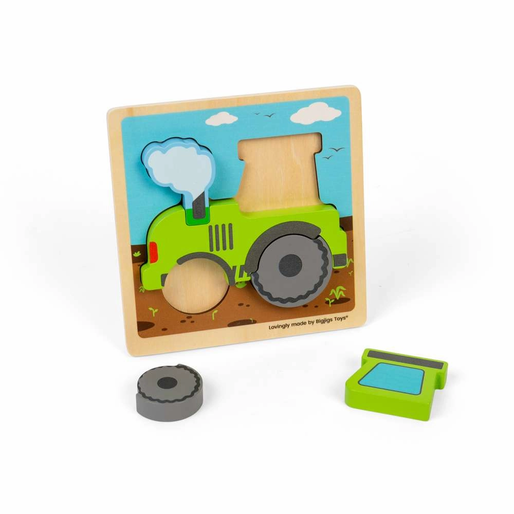 Chunky Lift-Out Puzzle - Tractor
