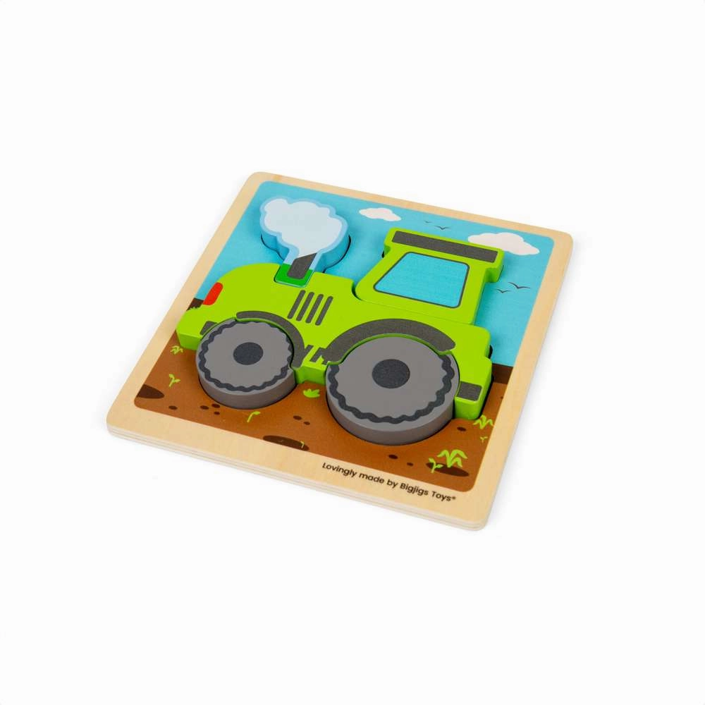 Chunky Lift-Out Puzzle - Tractor