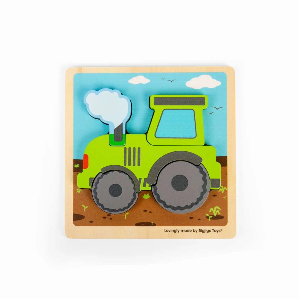 Chunky Lift-Out Puzzle - Tractor