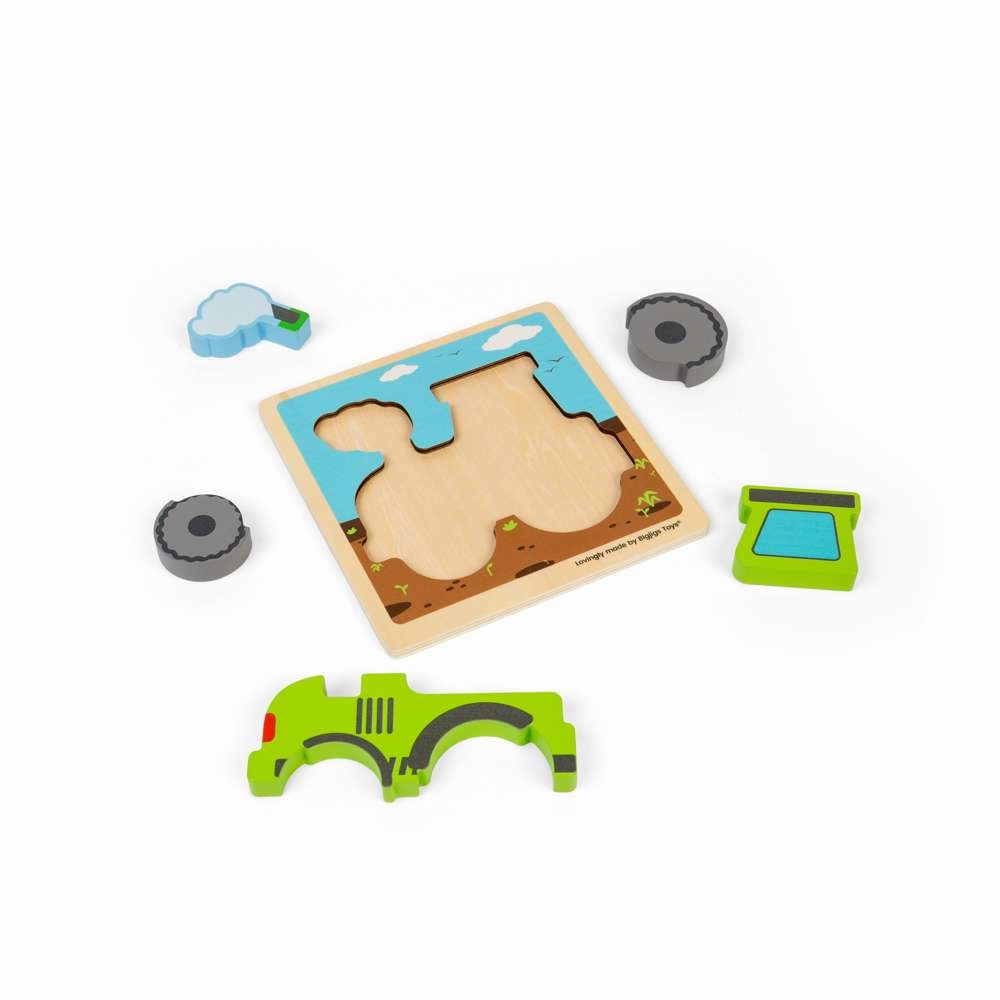 Chunky Lift-Out Puzzle - Tractor