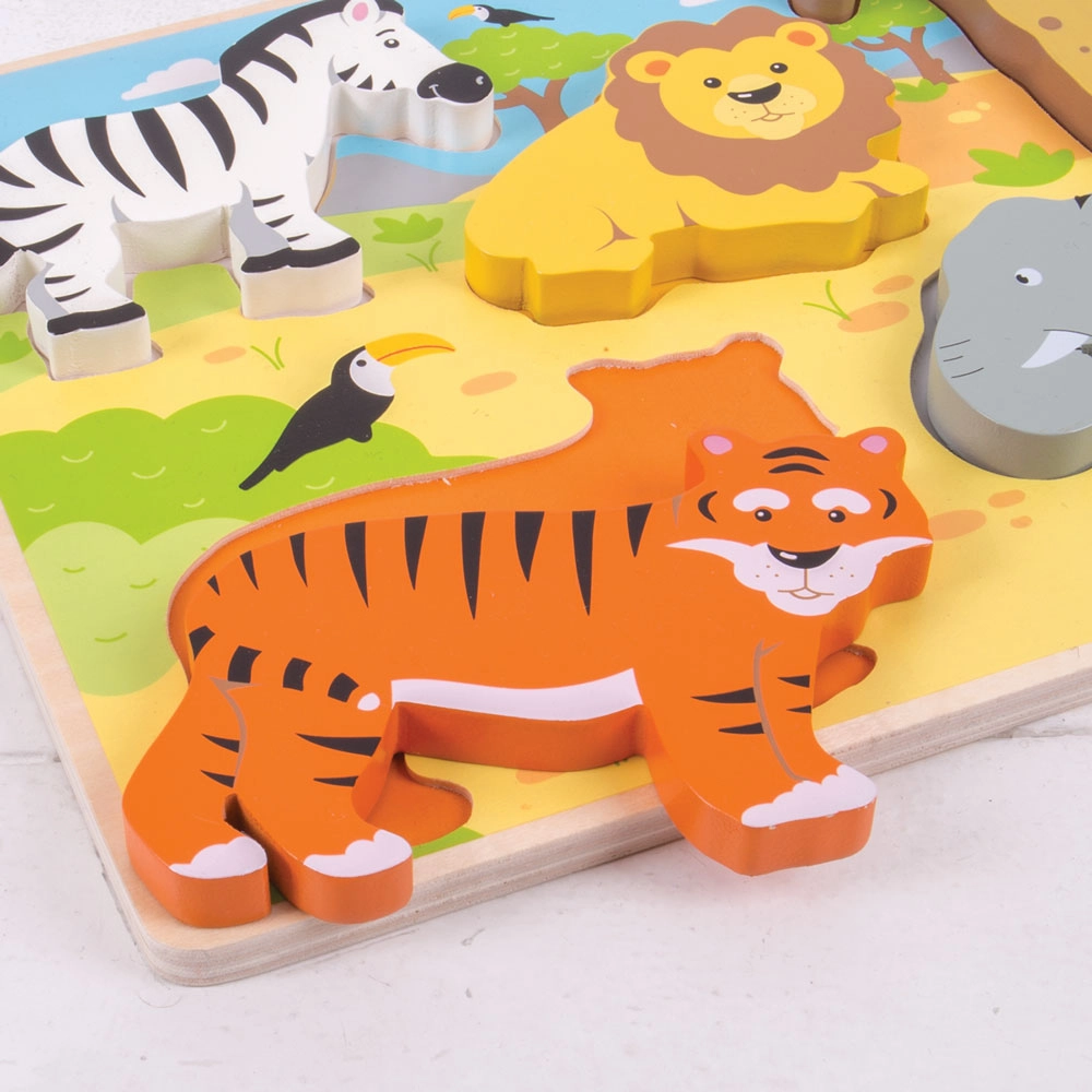 Chunky Lift Out Safari Puzzle