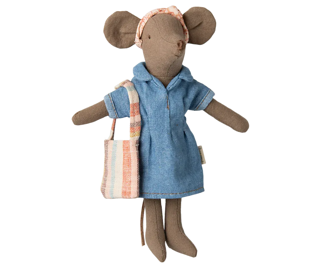 Clothes For Mouse - Denim Dress And Bag
