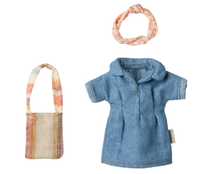 Clothes For Mouse - Denim Dress And Bag