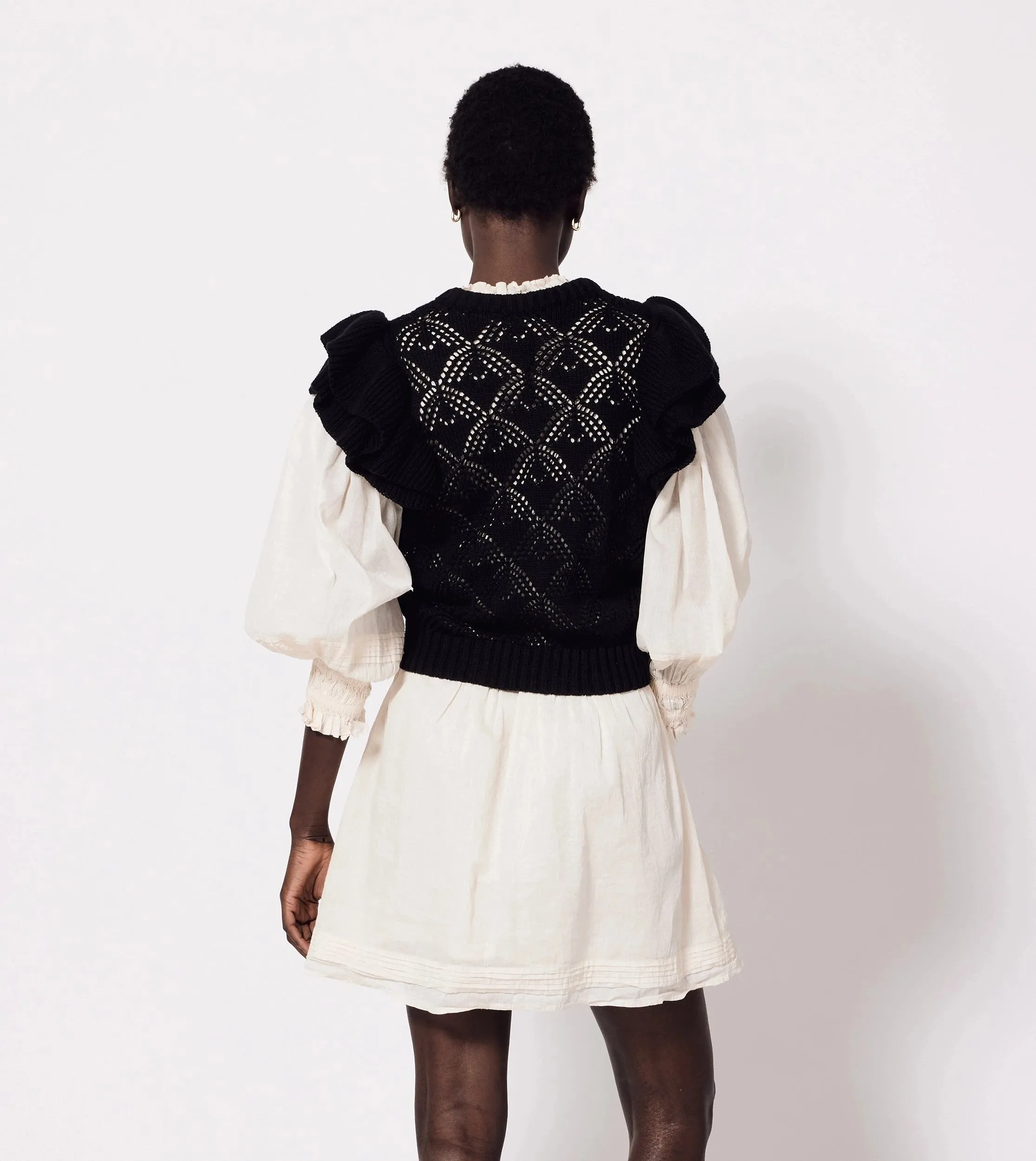 Colleen Sweater Vest | Black