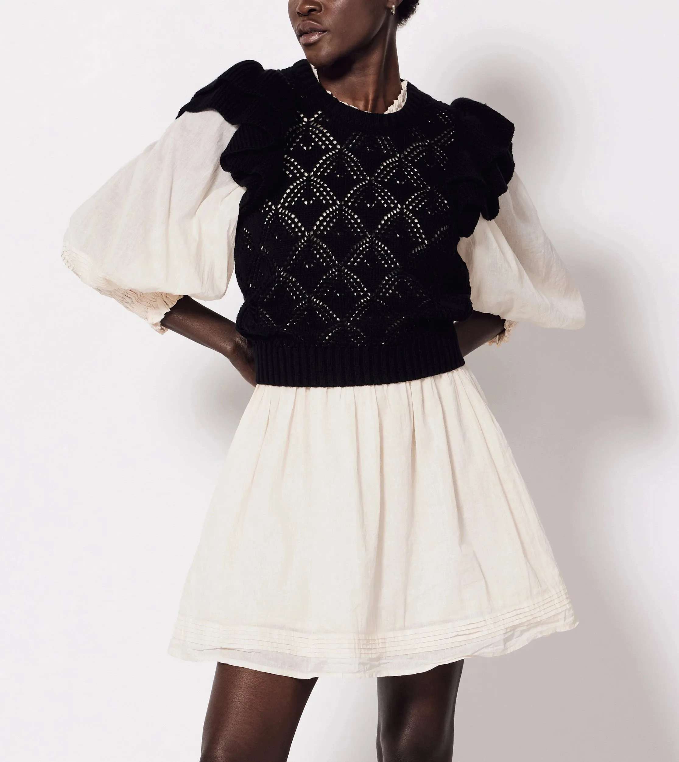 Colleen Sweater Vest | Black