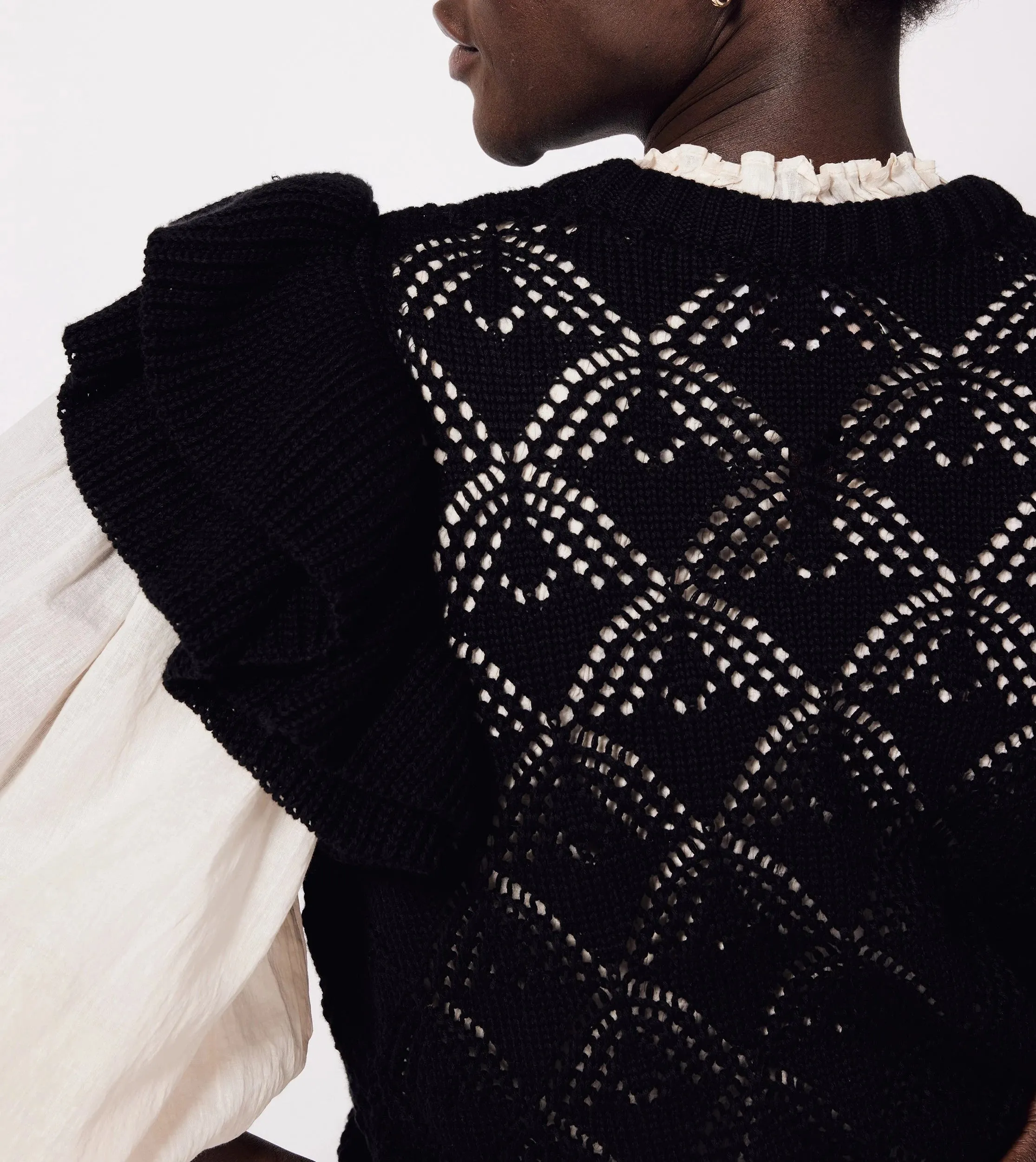 Colleen Sweater Vest | Black