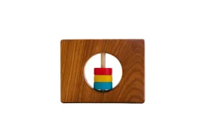 Colorado State Wooden Baby Rattle