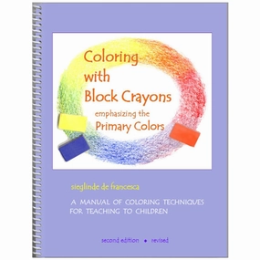 Coloring With Block Crayons - Book