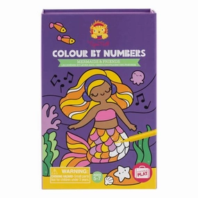 Colour By Numbers - Mermaids and Friends