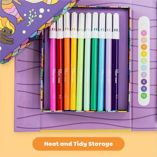 Colour By Numbers - Mermaids and Friends