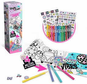 Colouring roll up Good vibes