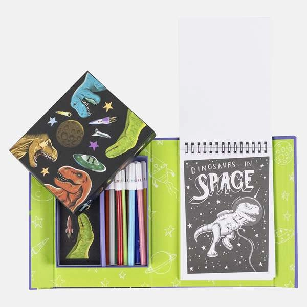 Colouring Set - Dinos In Space