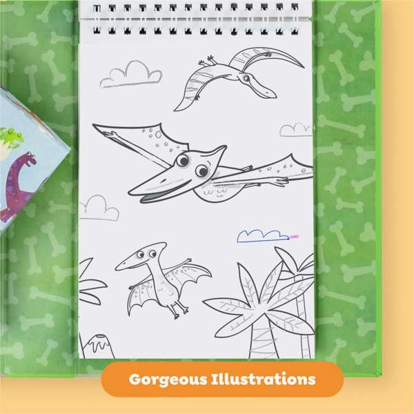 Colouring Set - Dinosaur