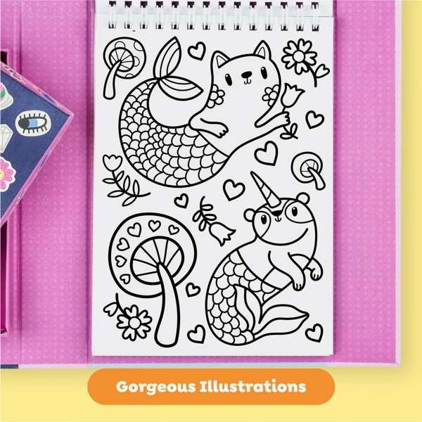 Colouring Set - Magical Creatures