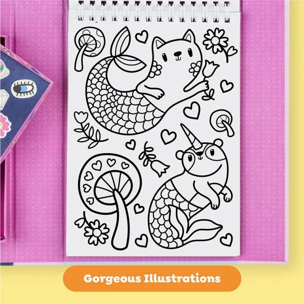 Colouring Set - Magical Creatures