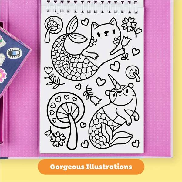 Colouring Set - Magical Creatures