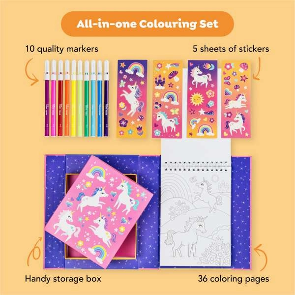 Colouring Set - Unicorn Magic