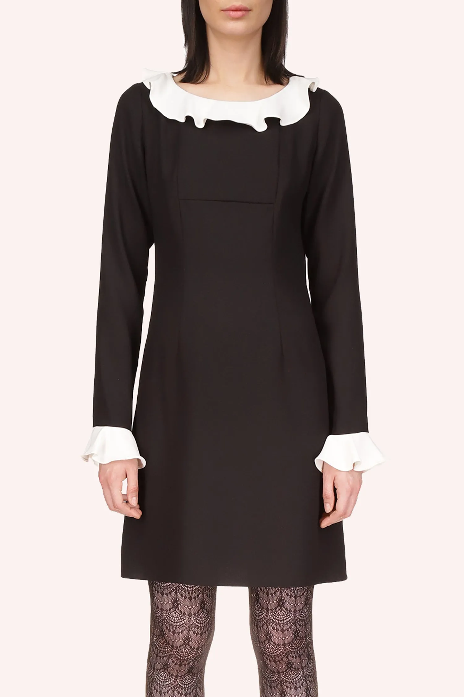 Combo Crepe Dress