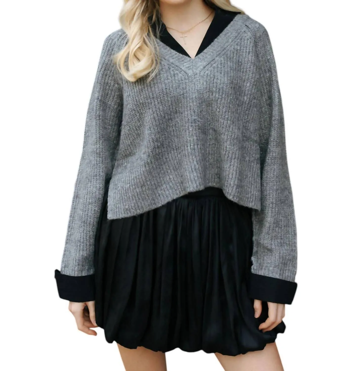 Combo Sweater