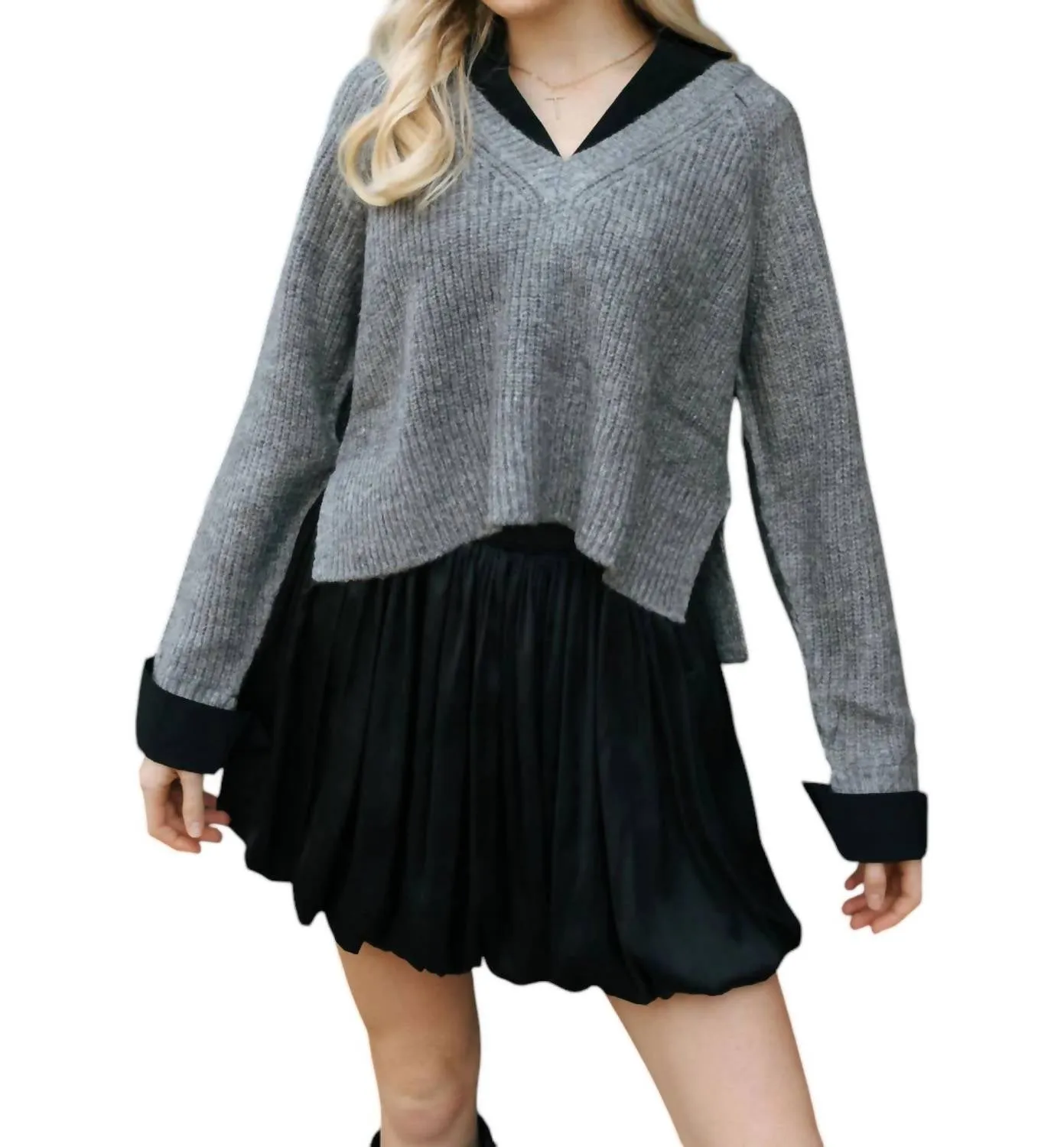 Combo Sweater