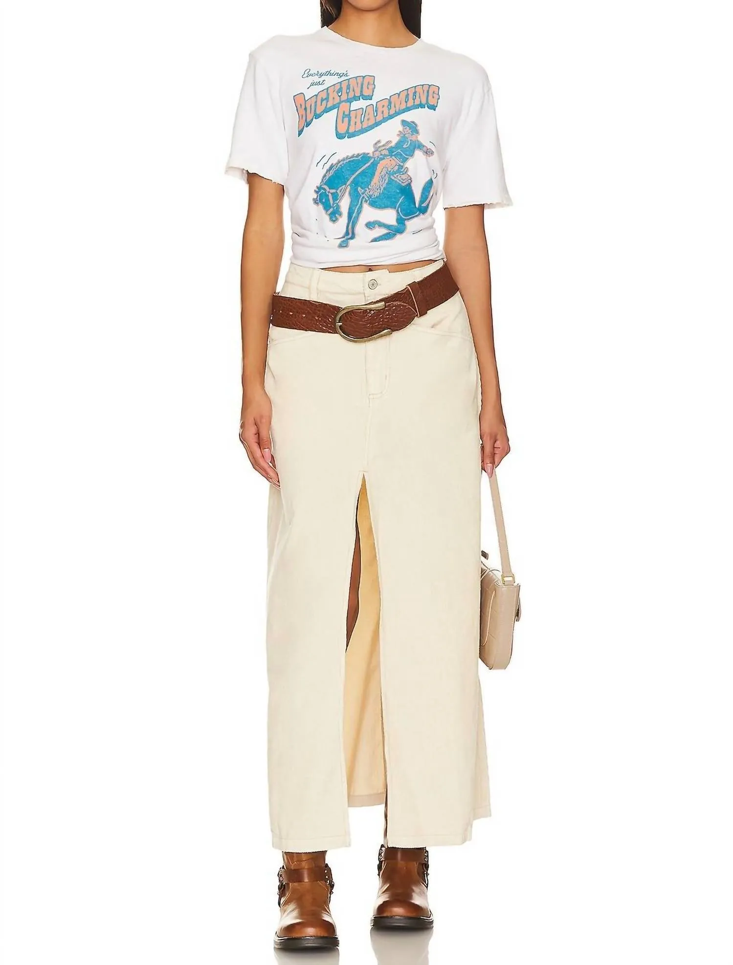 Come As You Are Cord Maxi Skirt