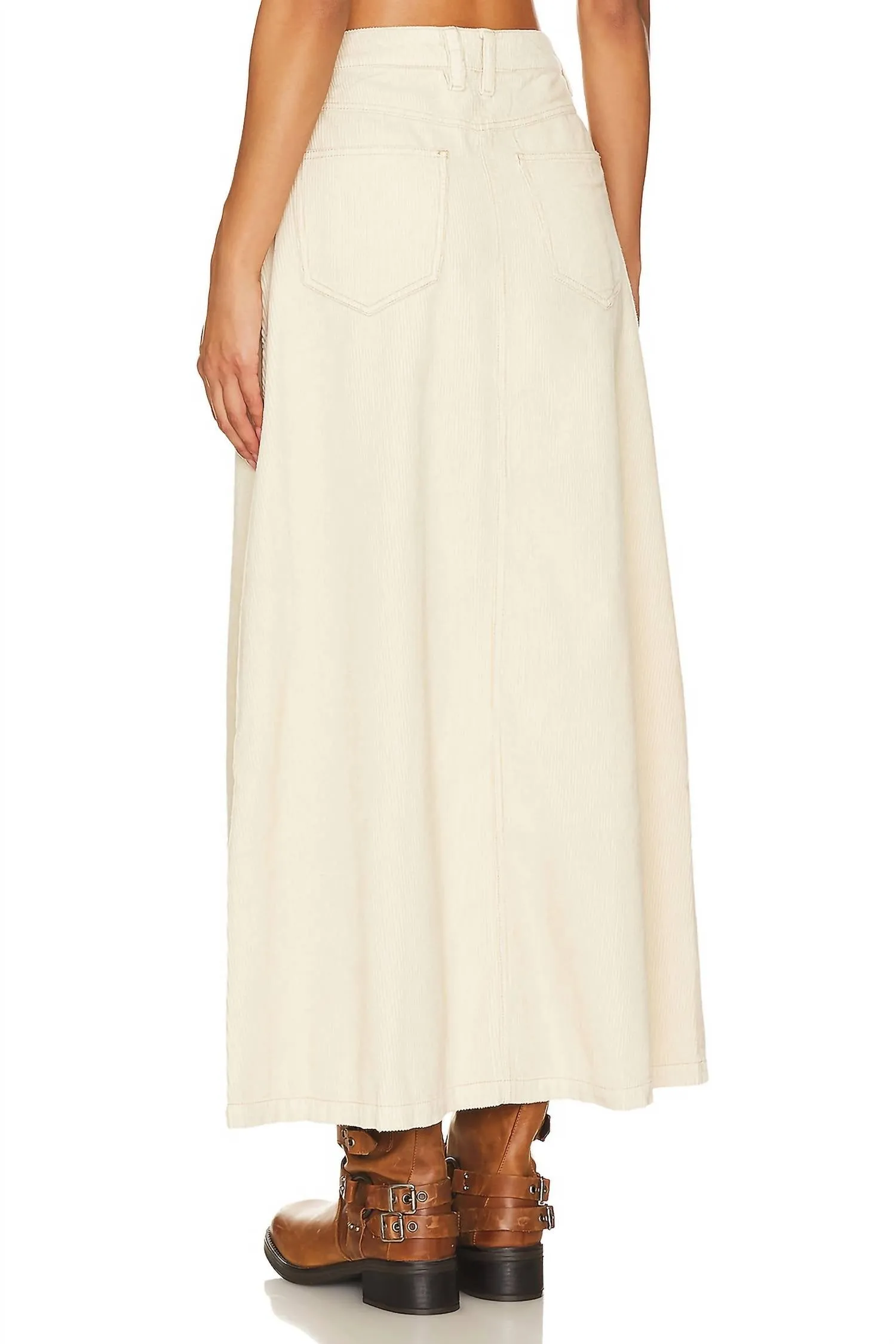 Come As You Are Cord Maxi Skirt