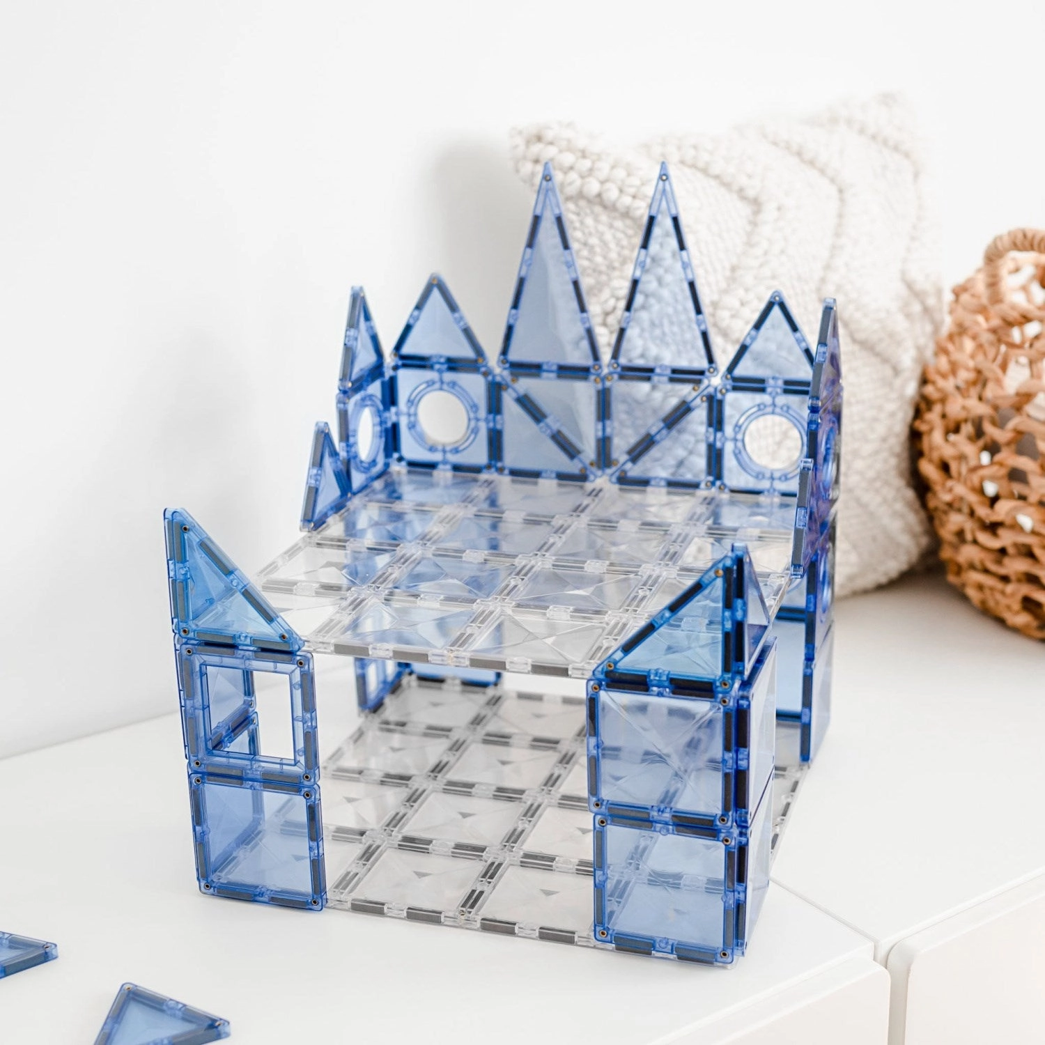 Connetix Clear Base Plate Pack 2 Pieces