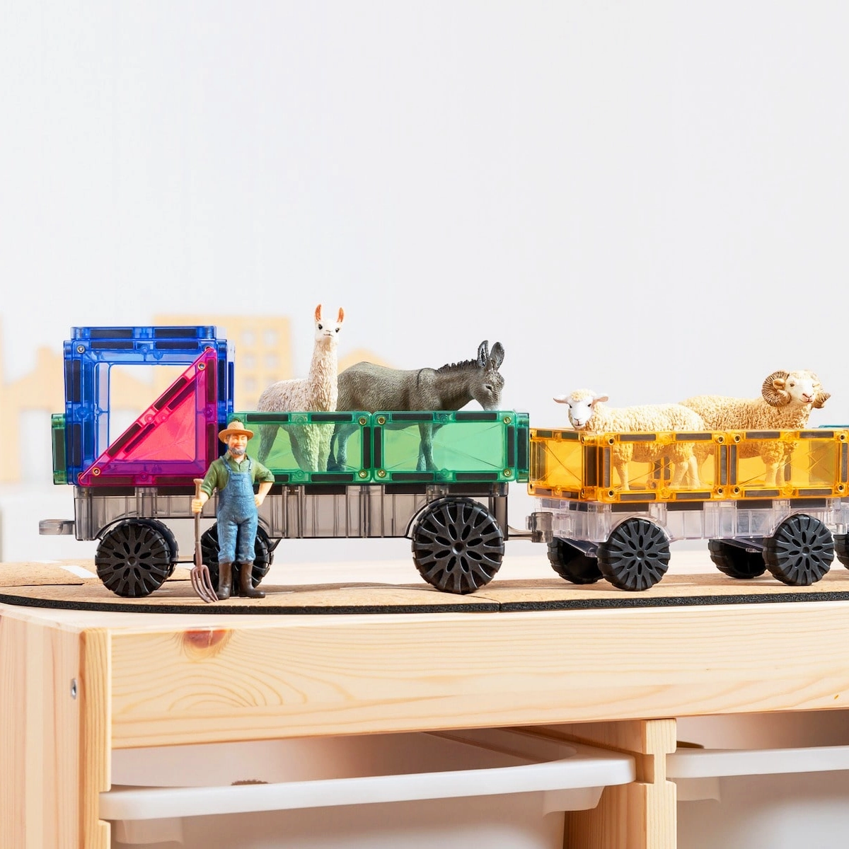 Connetix Pastel Transport Pack (50 pc)