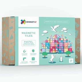 Connetix Tiles 120 Piece Pastel Creative Pack