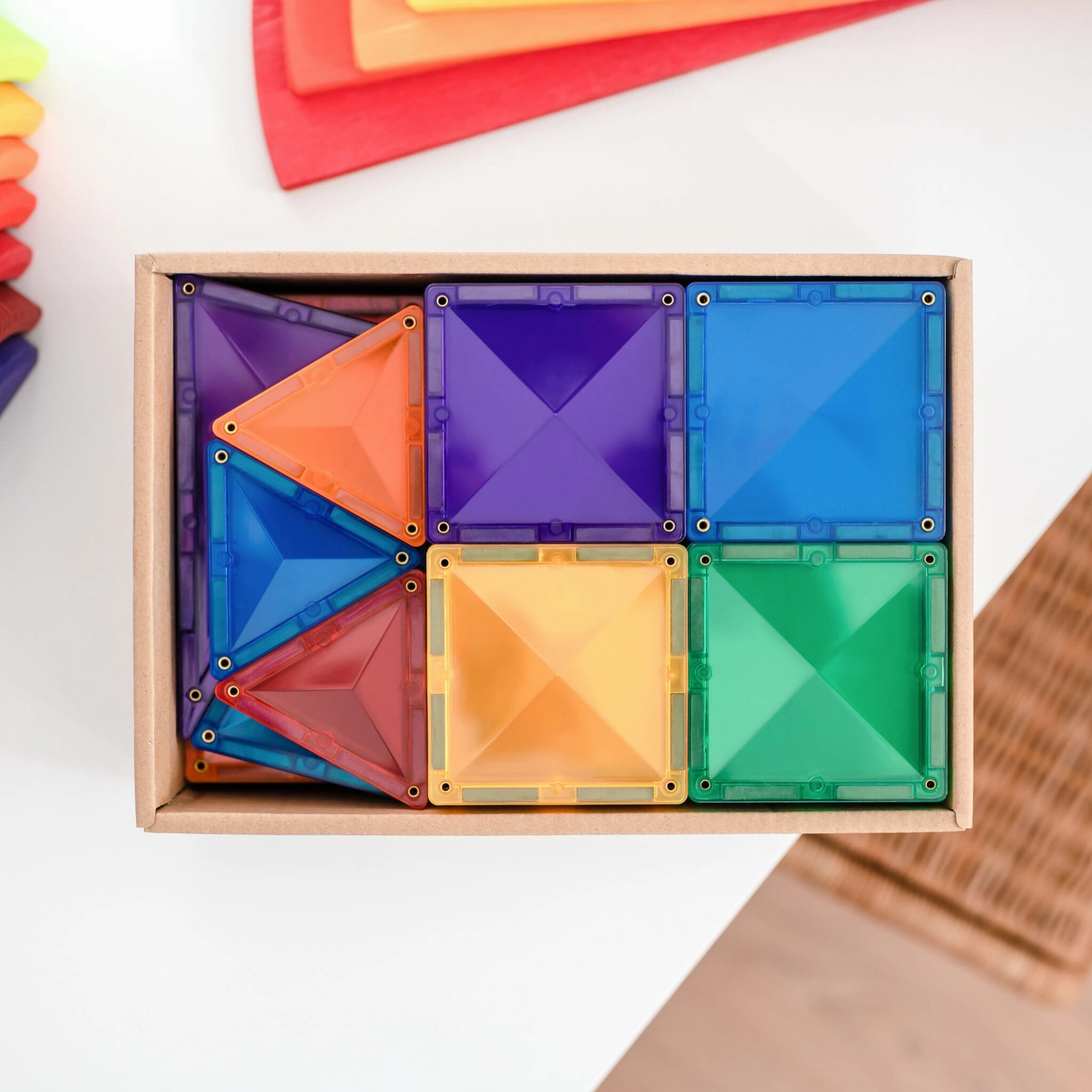 Connetix Tiles 60 Piece Rainbow Starter Pack