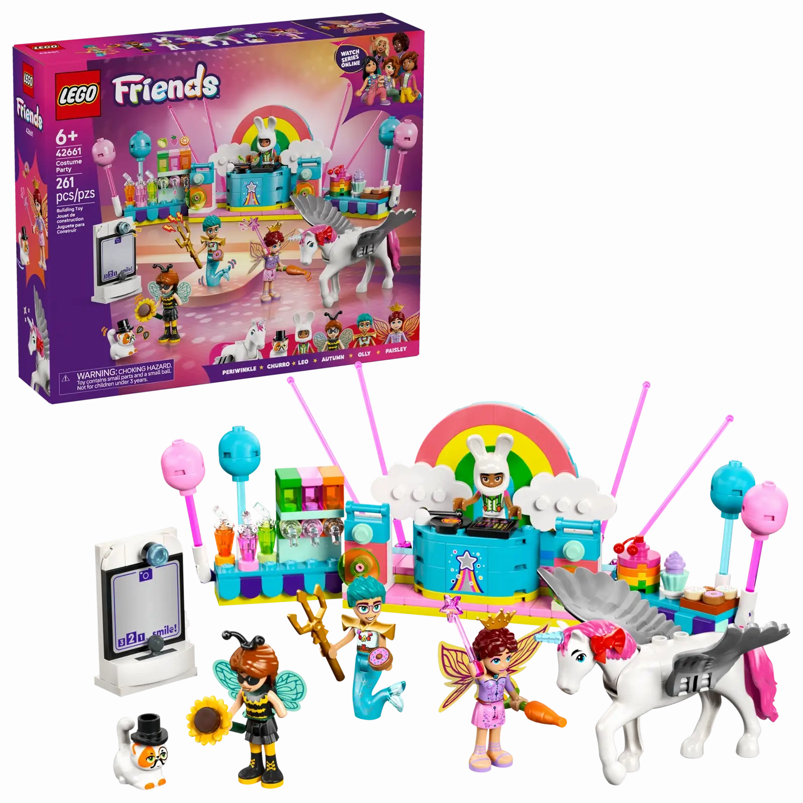 Costume Party With Unicorn & Fairy Lego 42661