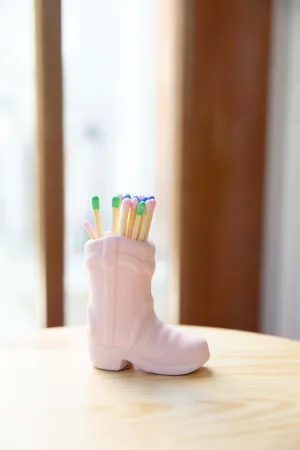 Cowboy Boot Match Strike - Pink