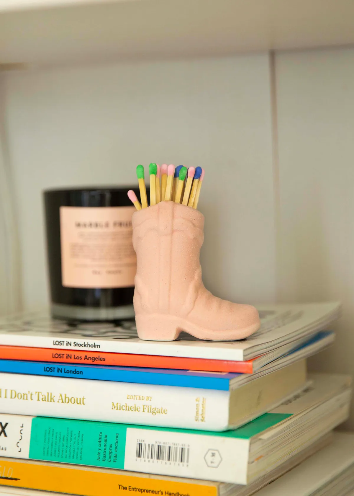 Cowboy Boot Match Strike - Pink