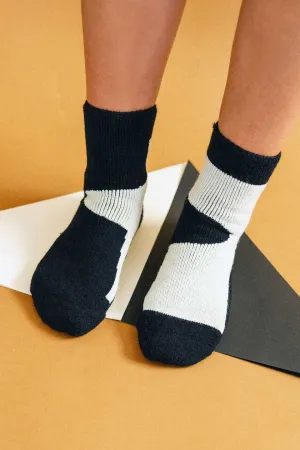 Cozy Socks - Off White/Black
