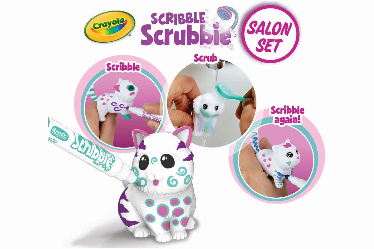 Crayola Scribble Scrubbie Salon Set