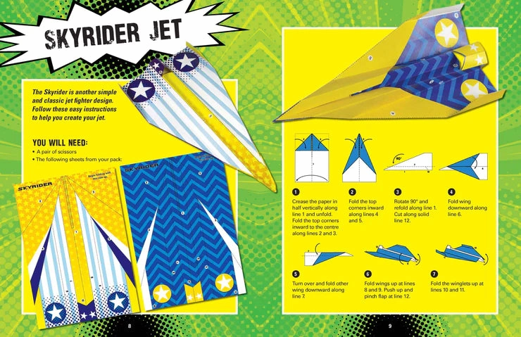 Create It Origami Activity Case Jet Fighters