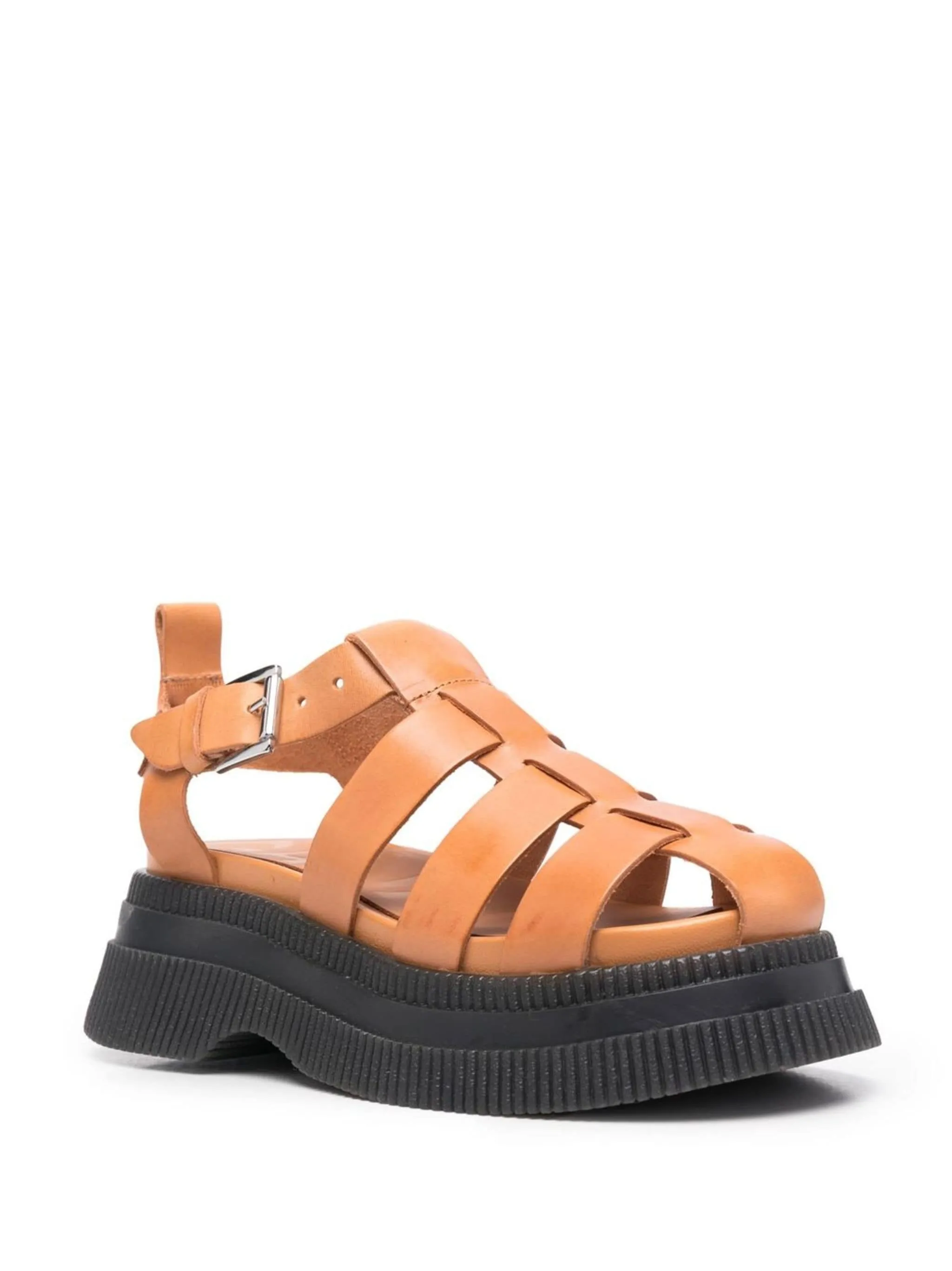 Creepers Grid Sandal - Tannin