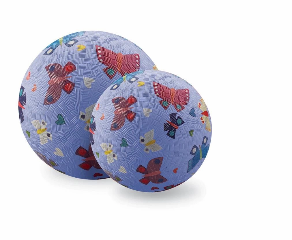 Crocodile Creek 7 Inch Playground Ball - Butterfly Garden