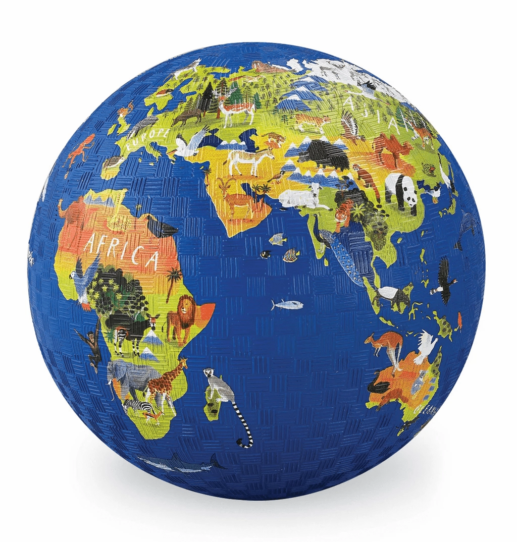 Crocodile Creek 7 Inch Playground Ball - World