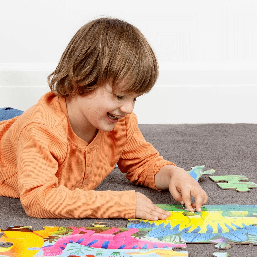 Crocodile Creek Classic 36pc Floor Puzzle Dino Land
