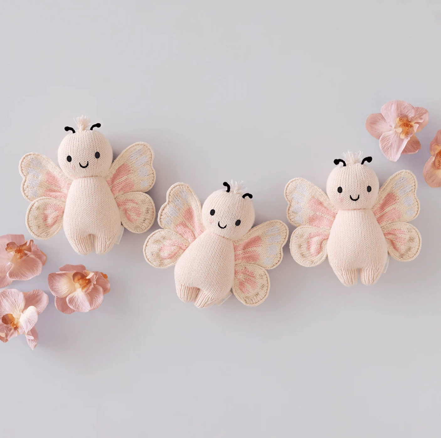 cuddle kind Baby Butterfly Petal Pink