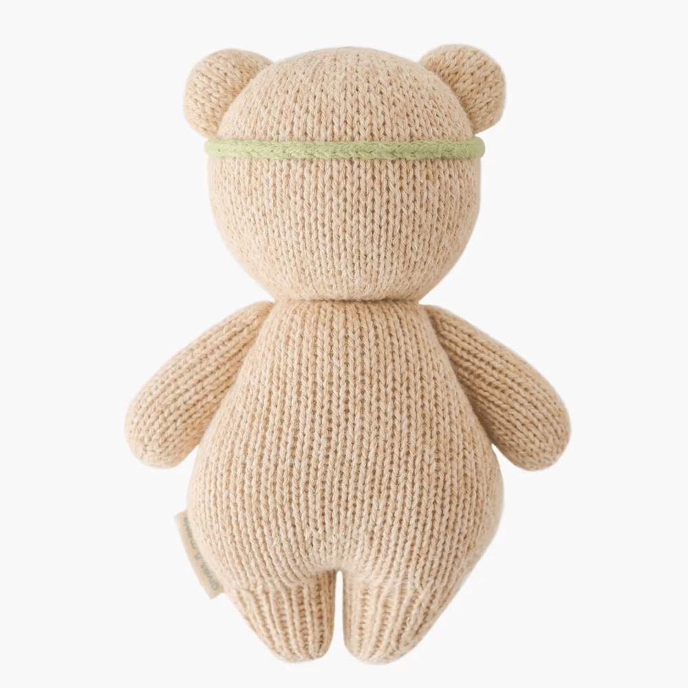 cuddle kind Baby Honey Bear - Ivory Floral