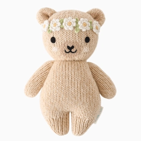 cuddle kind Baby Honey Bear - Ivory Floral