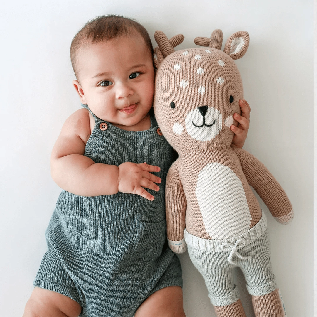 cuddle kind Elliott the fawn