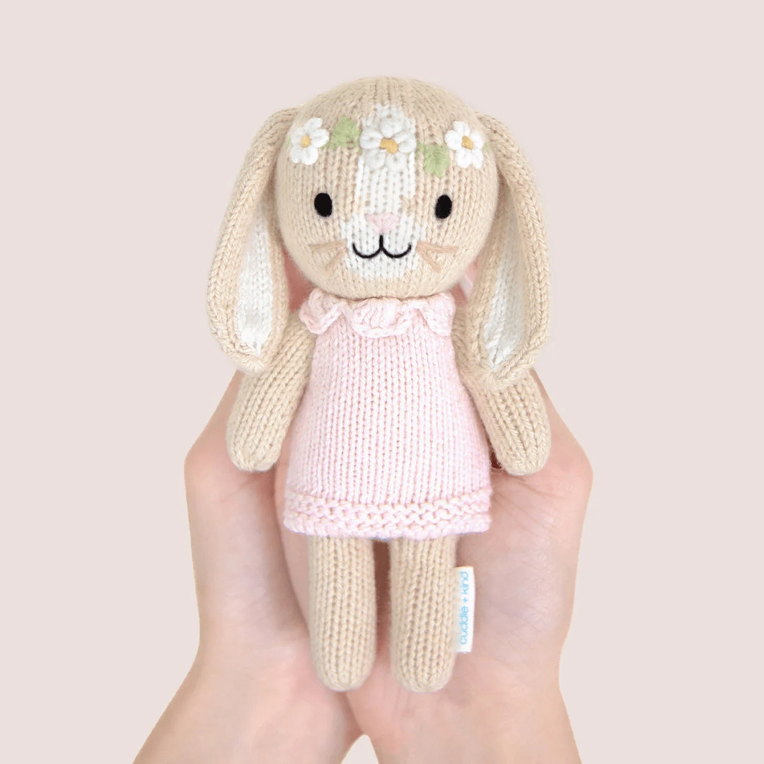 cuddle kind Tiny Hannah the Bunny blush