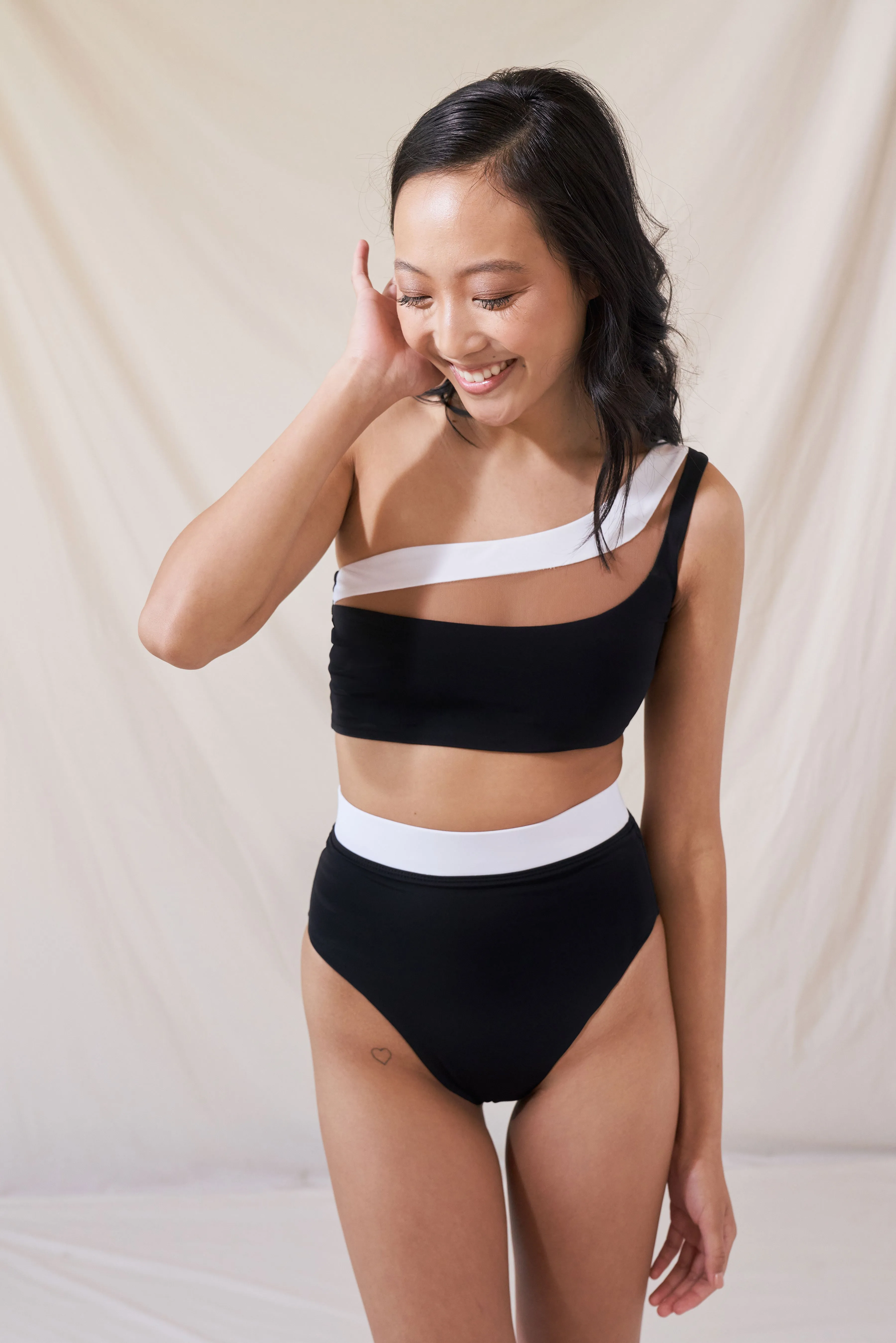 Current Swim Bottom - Black