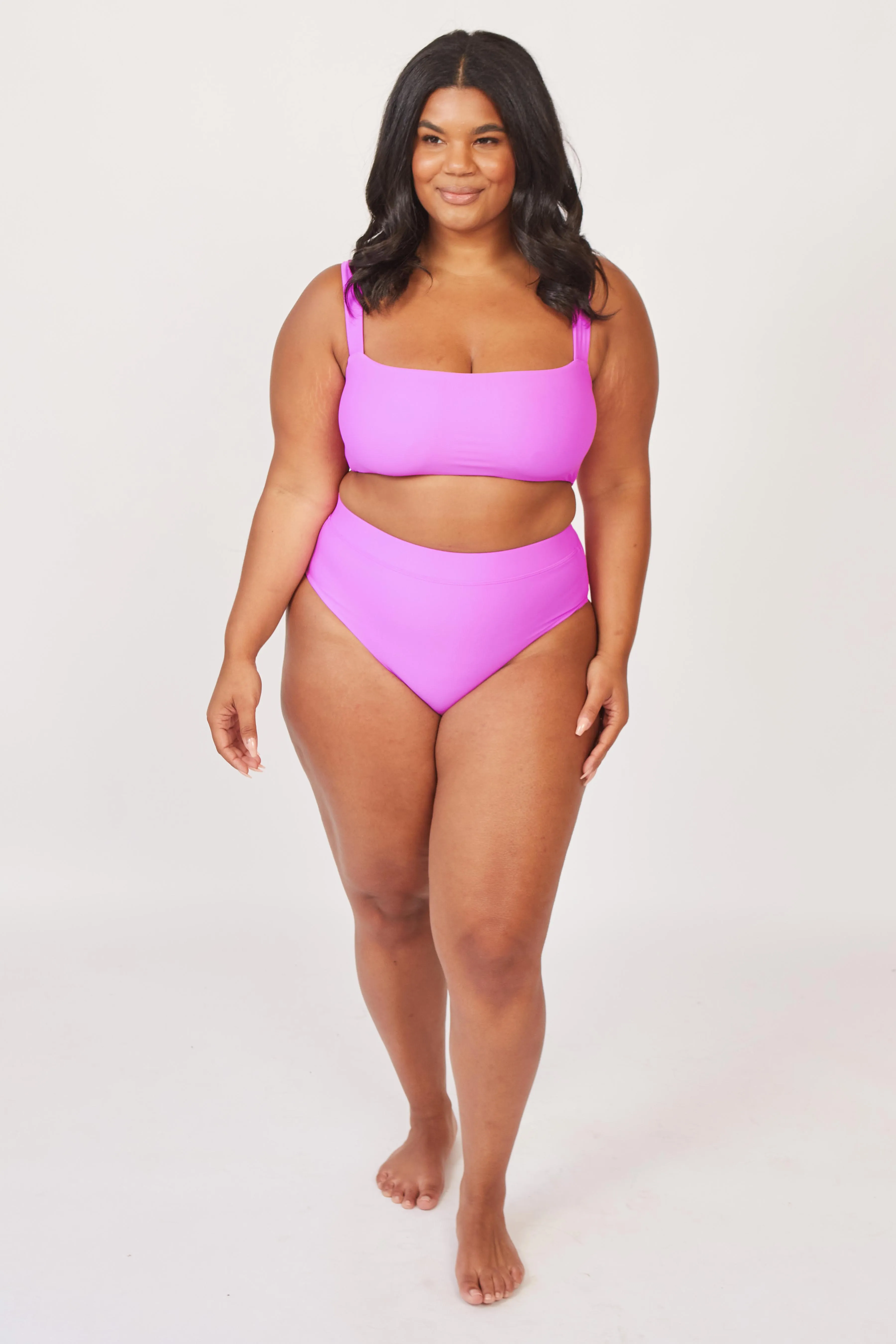 Current Swim Bottom - Fuchsia